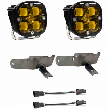 Squadron SAE Amber Fog LED Pocket Light Kit | Baja Designs 630822